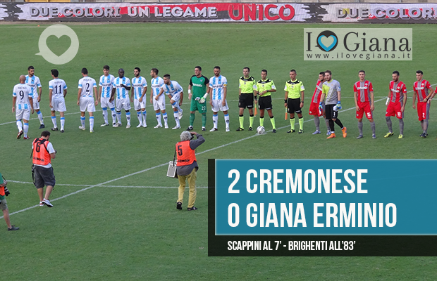 risultato lega pro girone a calcio-www-ilovegiana-it-cremonese-giana-erminio-2-0