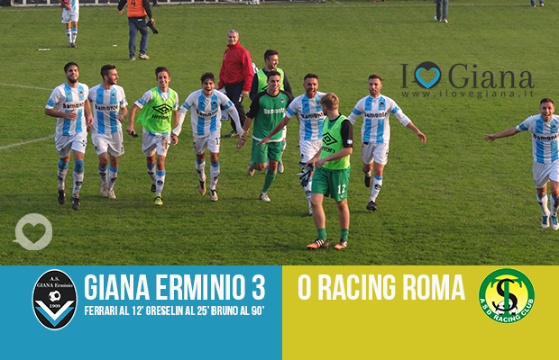 risultato lega pro girone a www-ilovegiana-it-11-giana-racing-roma-3-0
