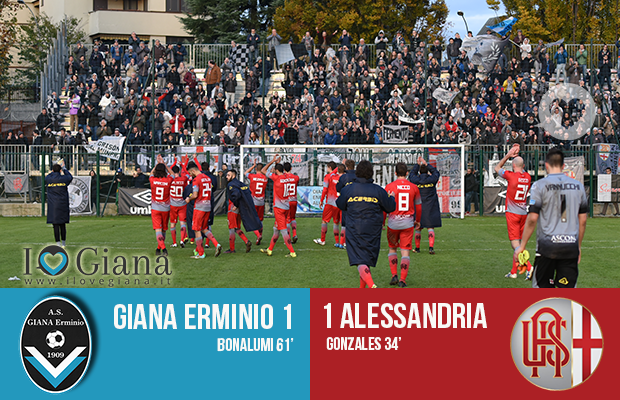 www-ilovegiana-it-lega pro girone a giornata 13-risultato-giana-erminio-alessandria-1-1