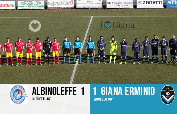 Risultato amichevole Albinoleffe Giana 1-1