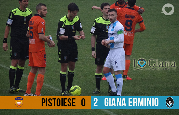 Risultato 24 giornata lega pro www.ilovegiana.it Pistoiese Giana 0-2