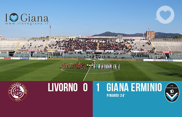 Risultato 26 giornata lega pro Livorno Giana 0-1