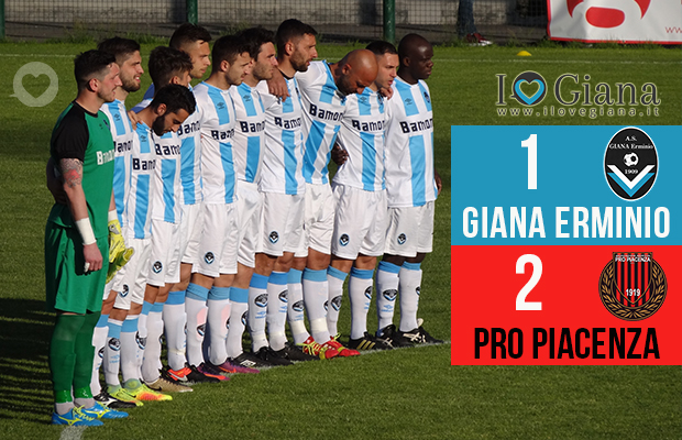 Risultati 36 giornata lega pro Giana Erminio Pro Piacenza 1-2