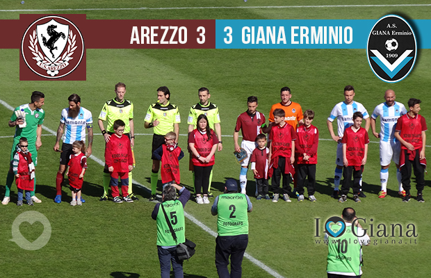 editoriale 34 giornata lega pro girone a Arezzo Giana Erminio 3-3