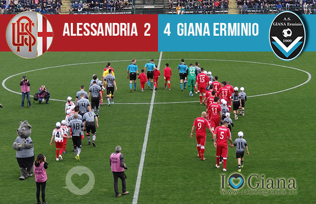 risultato 32 Alessandria Giana Erminio 2-4