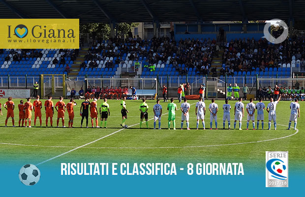 Serie C Girone A 8 giornata Risultati e Class Giana Pistoiese 3-0