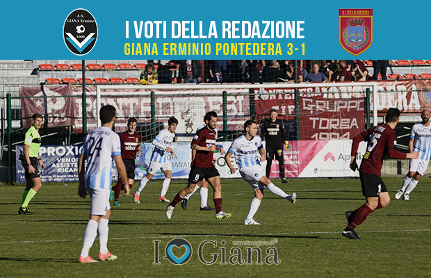 22 giornata Pagelle Giana Pontedera 3-1