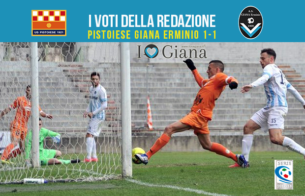 27 giornata Pagelle Pistoiese Giana Erminio 1-1