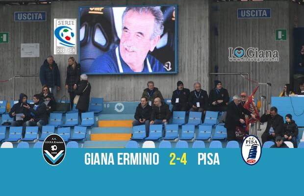 33 giornata serie C girone A Giana Erminio Pisa 2-4