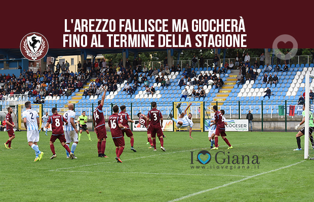 Arezzo calcio serie c fallisce