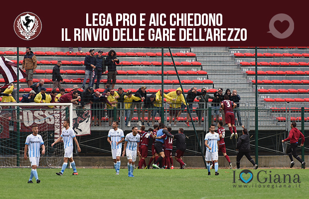 Arezzo lega pro e aic chiedono rinvio gare