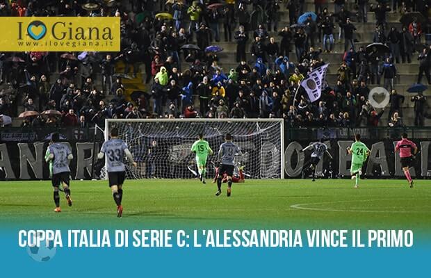 Coppa Italia di Serie C l'Alessandria vince il primo atto