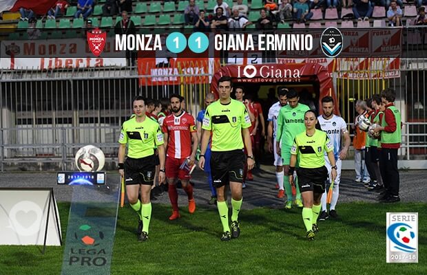 Marco Guarnieri di Empoli arbitro Monza Giana Erminio 1-1 derubata
