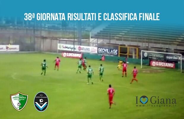 serie c girone a 38 giornata Arzachena Giana 1-1