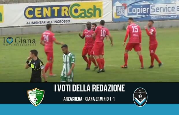 serie c girone a 38 giornata Pagelle Arzachena Giana 1-1