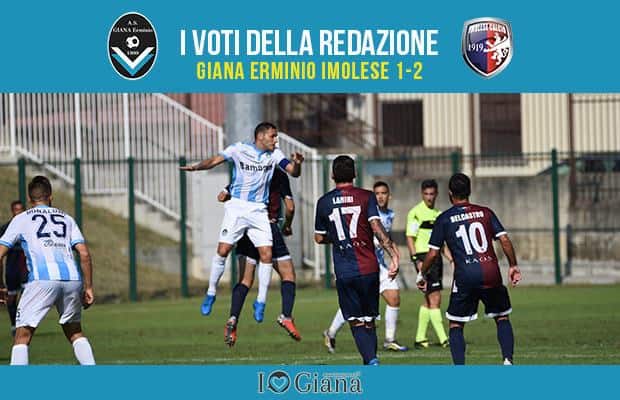 2 giornata Pagelle Giana Imolese 1-2