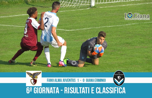 Fano Giana Erminio 1-0 risultati e classifica 6 giornata serie C girone B