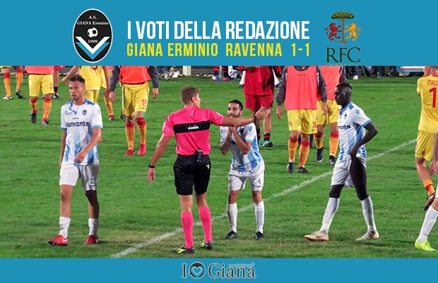 7 giornata Pagelle Giana Ravenna 1-1