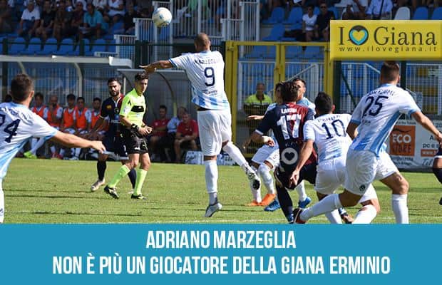 Adriano Marzeglia rescinde Giana Erminio