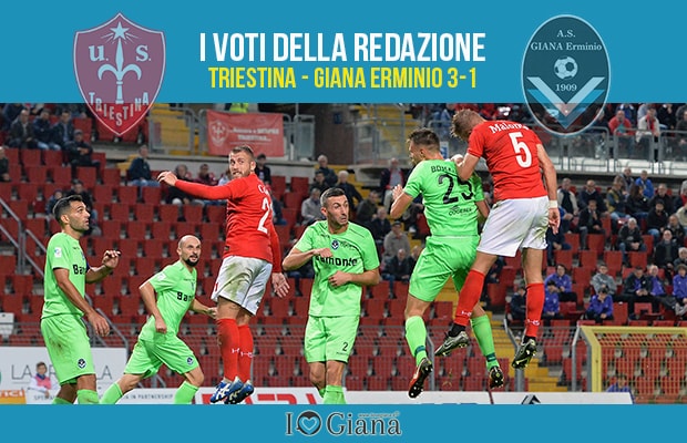 10 giornata Pagelle Triestina Giana 3-1