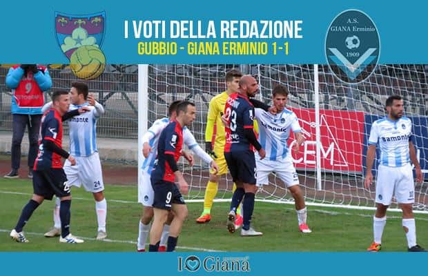 12 giornata Pagelle Gubbio Giana 1-1