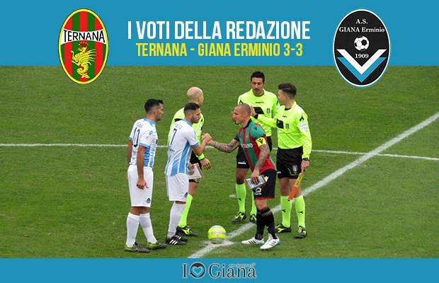 17 giornata Pagelle Ternana Giana 3-3