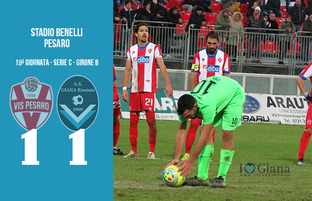 19 Pesaro Giana Erminio 1-1 serie C girone B