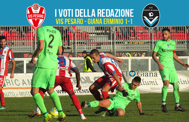 19 giornata Pagelle Vis Pesaro Giana 1-1