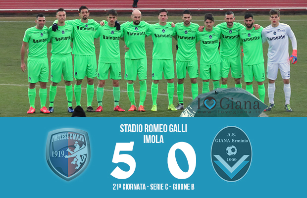 Imolese Giana Erminio 5-0 serie C girone B