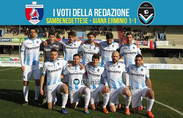 serie c girone b 23 giornata Pagelle Samb Giana 1-1