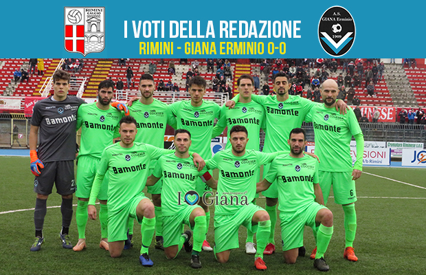 24 giornata serie c girone b Pagelle Rimini Giana 0-0