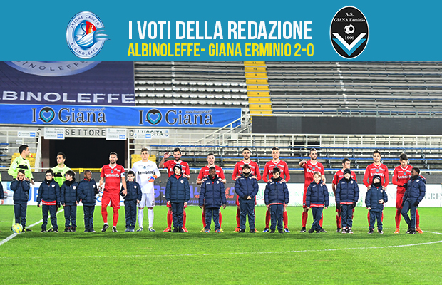 28 giornata Pagelle Albinoleffe Giana 2-0