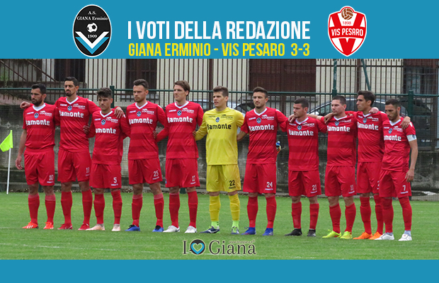 38 giornata Pagelle Giana Erminio Vis Pesaro 3-3